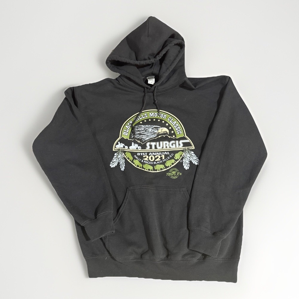 Sturgis 2021 Black Hills Biker Rally‎ Hoodie Mens Sz M